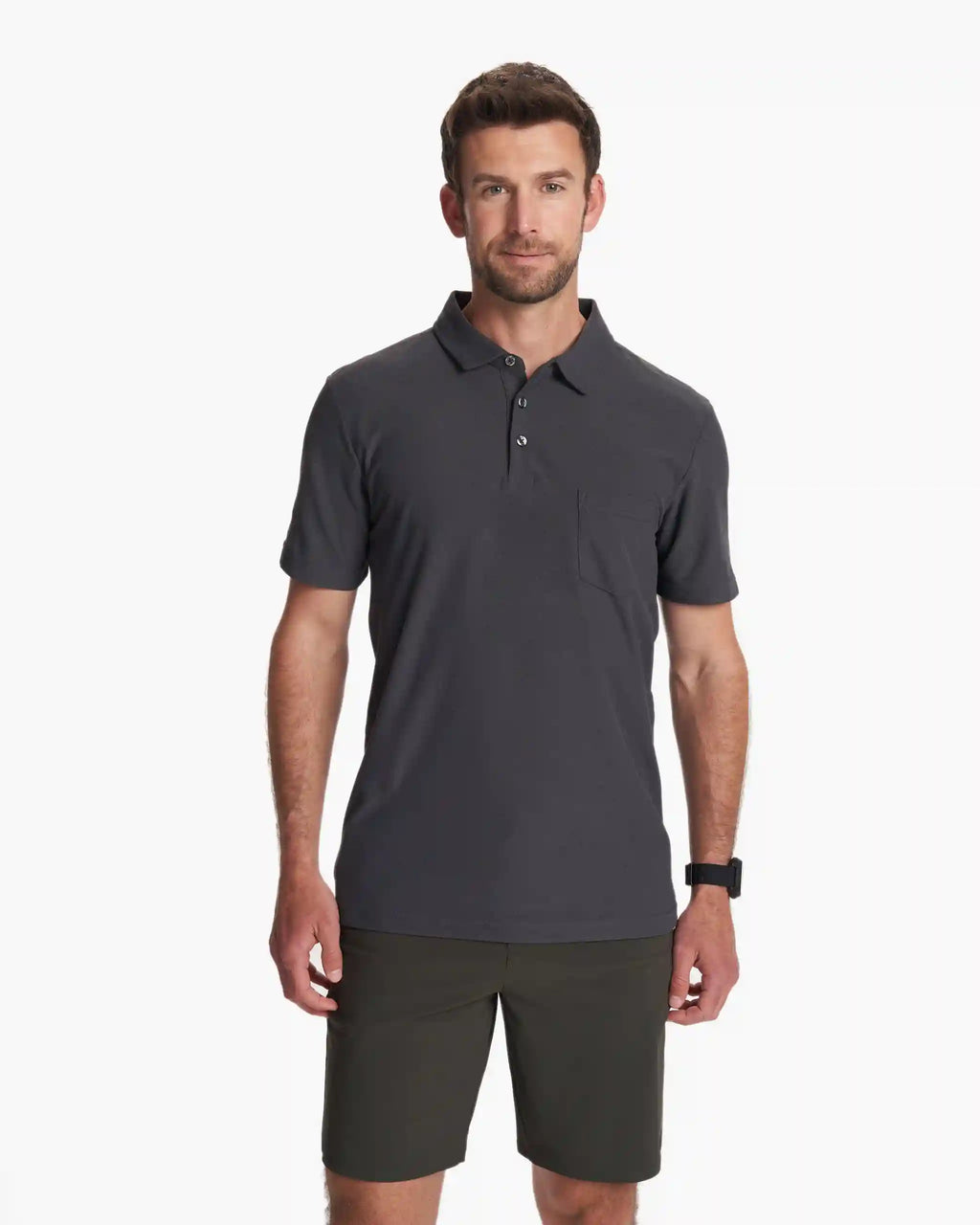 Ace Polo | Charcoal