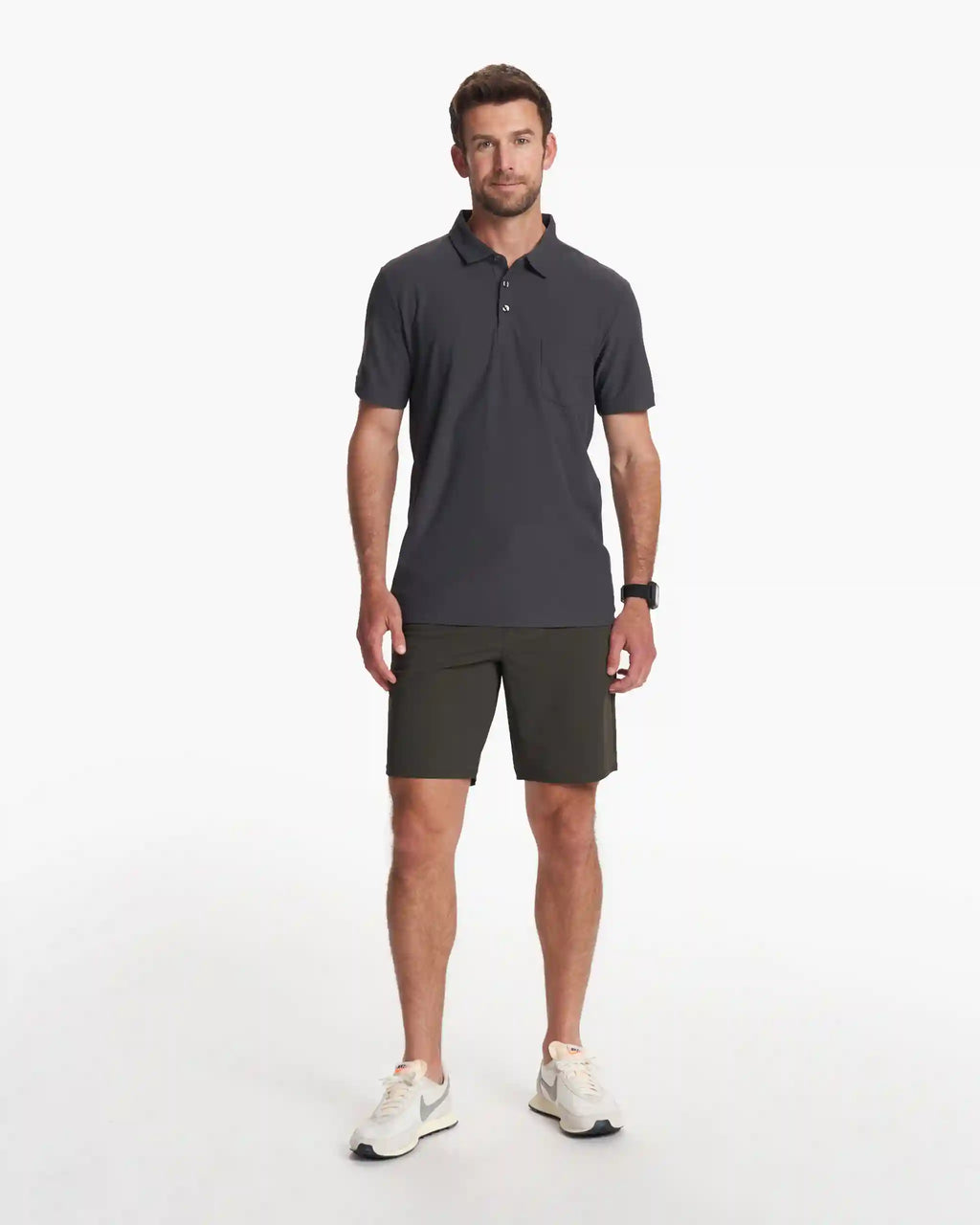 Ace Polo | Charcoal