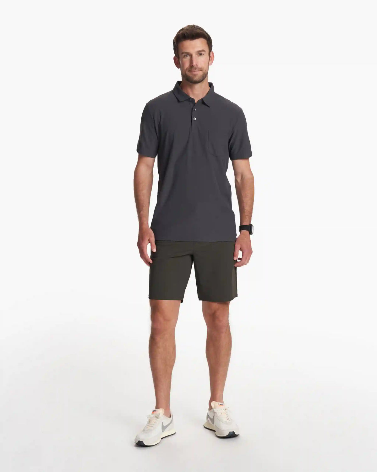 Ace Polo | Charcoal