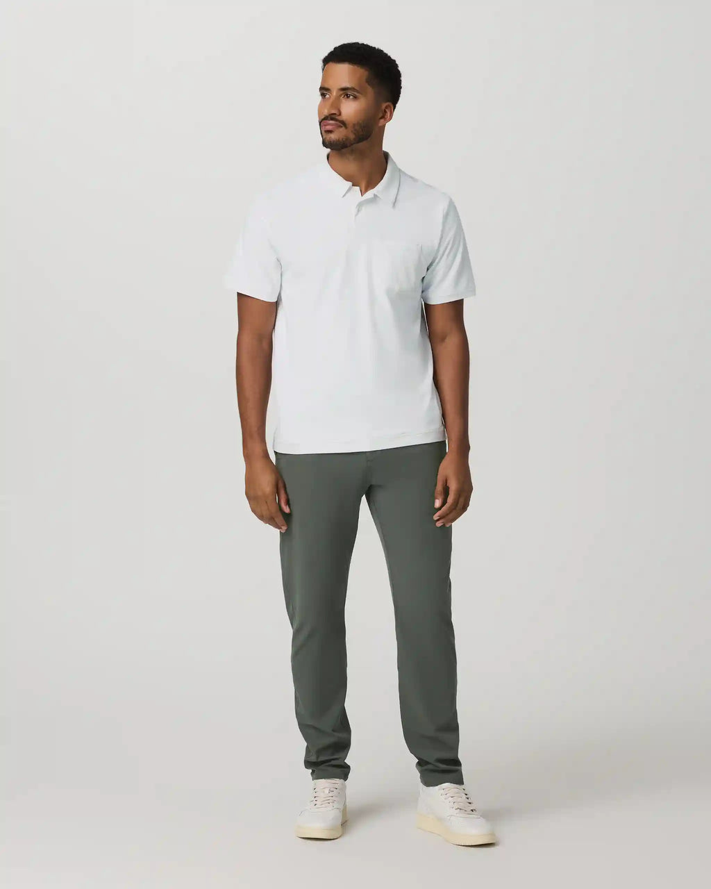 Aim Trouser Athletic Slim Fit 32" | River Rock