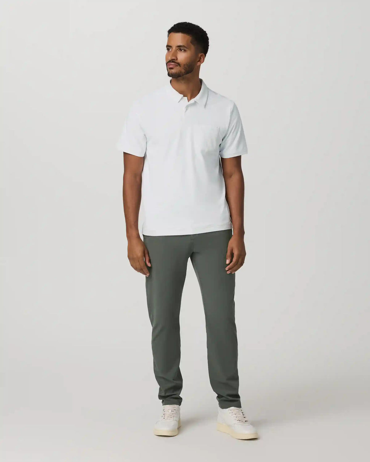 Aim Trouser Athletic Slim Fit 32" | River Rock