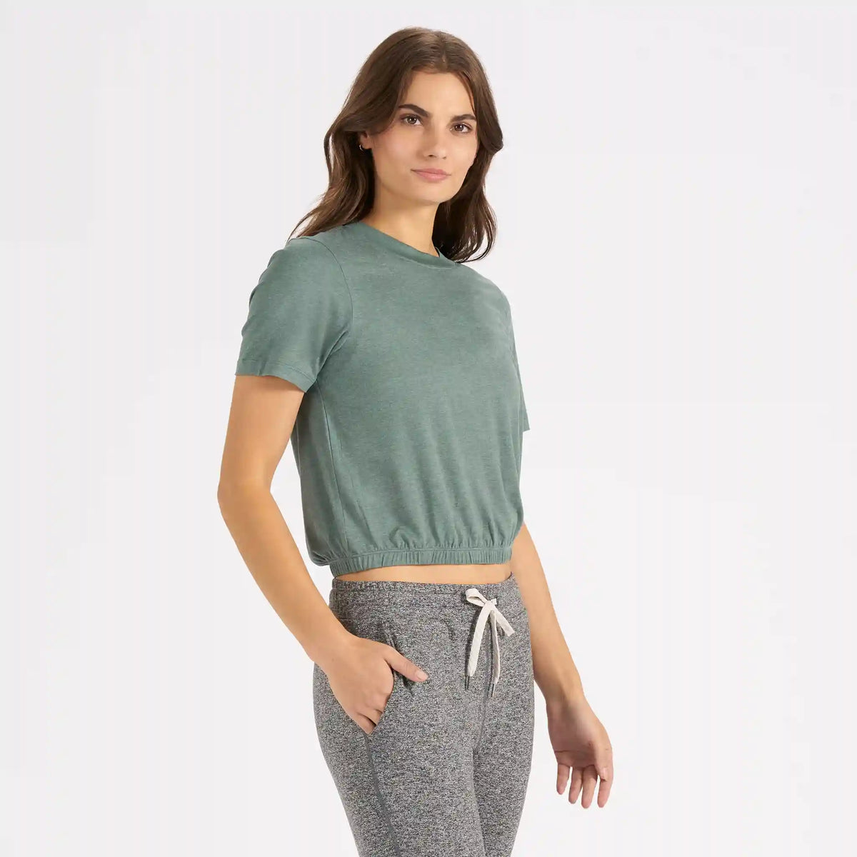 Balance Tee | Kelp Heather